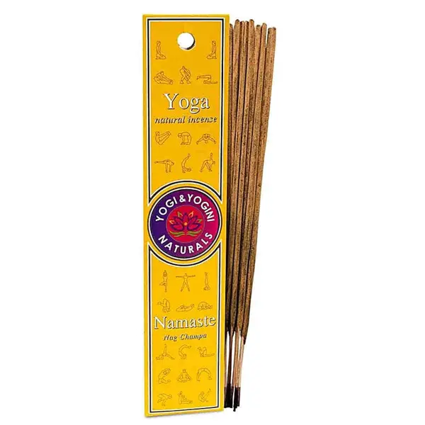 Bețișoare parfumate Yogi & Yogini Naturals | Yoga Namaste - Nag Champa