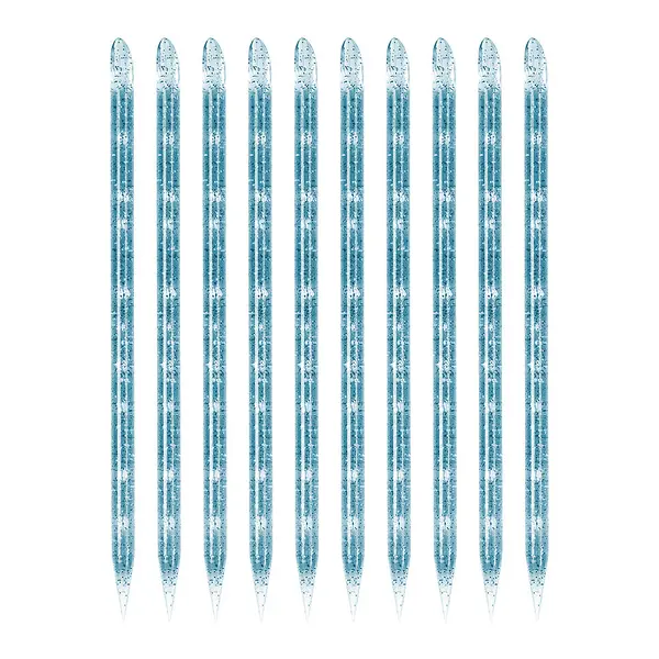 Betisoare Unghii pentru Cuticule SensoPRO Milano, Clear Blue - Set 100 bucati