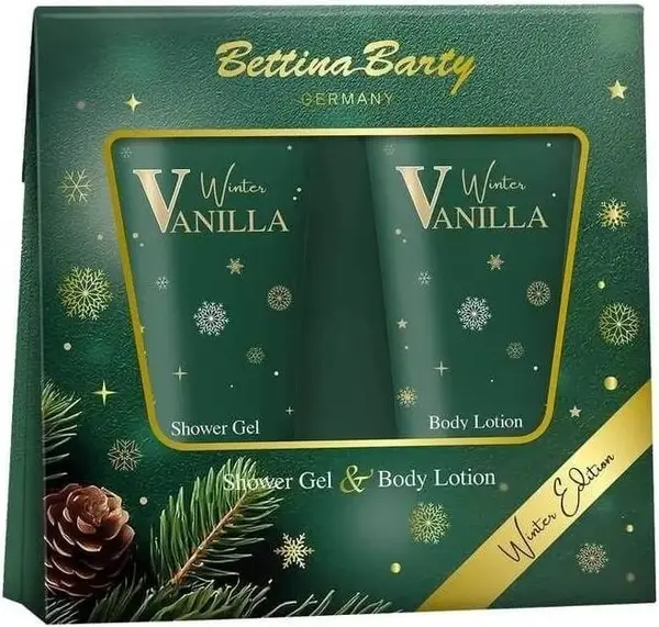 Bettina Barty Set Winter Vanilla - Gel de duș și Loțiune, 2 х 500 ml