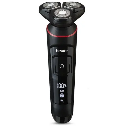 BEURER Aparat de ras, Beurer, MN8X, Fixare magnetica, Afisaj LED, Rotativ, Negru