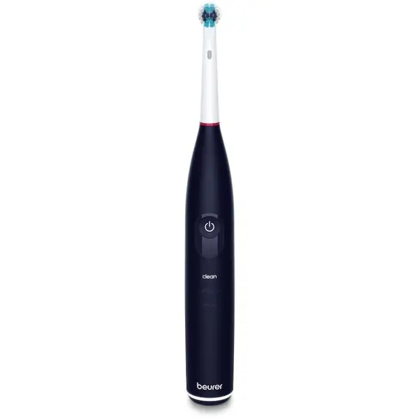 BEURER Periuta de dinti electrica Beurer TB50, OLED, autonomie 45 zile, Negru, Tehnologie de curatare oscilanta, pulsatorie 3 programe de curatare individuale: Clean, Sensitive si White Cronometru de 2 minute integrat, Include cap de perie Clean