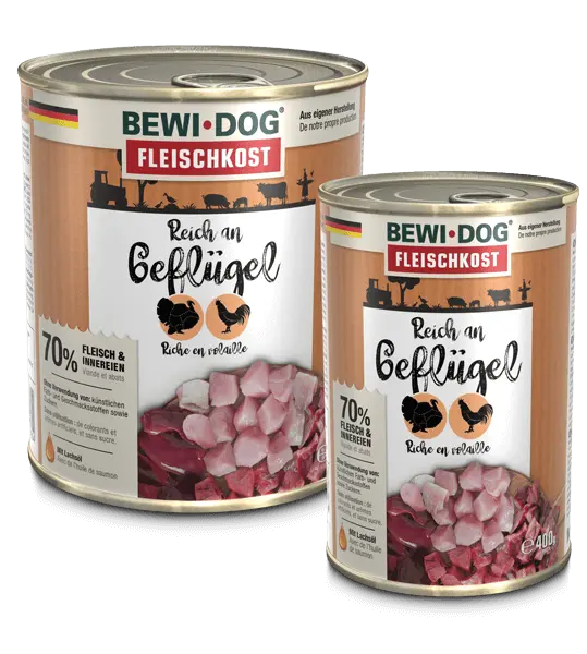 Bewi Dog Conserva pasare - 400-g,bewi