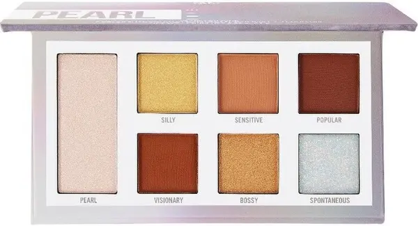BH Cosmetics Birthstone - Paletă de farduri Pearl, 7 culori