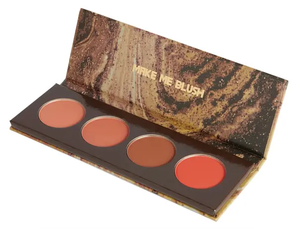 BH Cosmetics Nude Ego Paletă de fard de obraz pentru față Sweet Cheeks, 4 culori