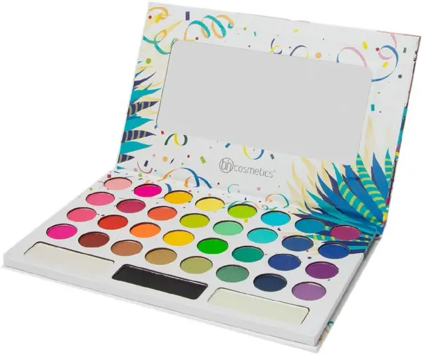 BH Cosmetics Travel Series Paletă de farduri de pleoape Take Me Back To Brazil, 35 culori