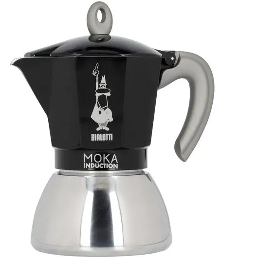 Bialetti Bialetti Filtru de cafea Moka Inductie 6 cesti negru
