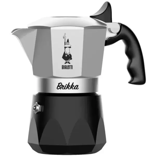 Bialetti Filtrul de cafea prin picurare Bialetti Brikka, 2 portii, Negru