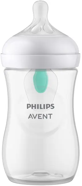 Biberon anticolici bebelusi 3 - 6 luni Natural Response AirFree vent SCY673/01, 260ml, Philips Avent