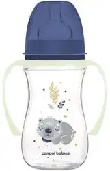 Biberon Anticolici Gat Larg EasyStart Sleepy Koala Blue 240ml – Canpol Babies