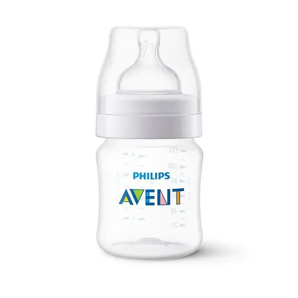 Biberon Avent anticolici, tetina debit 1, 0 luni+, 125 ml
