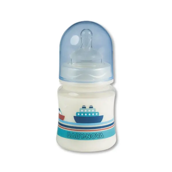 Biberon Baby Nova PP - albastru, 150 ml