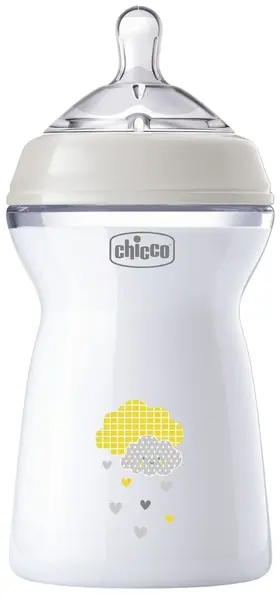 Biberon Chicco - Natural Feeling, 3 picături, 330 ml, sortiment