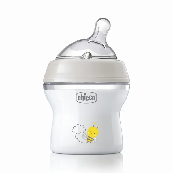 Biberon Chicco Natural Feeling PP, 150ml, unisex, tetina s., 0luni+, 0%BPA