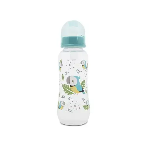 Biberon cu capac Lorelli Aqua Blue, 0 luni+, 250 ml