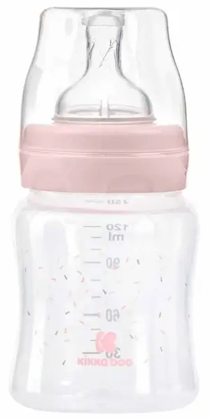 Biberon KikkaBoo Hippo Dreams - PP, 120 ml, roz