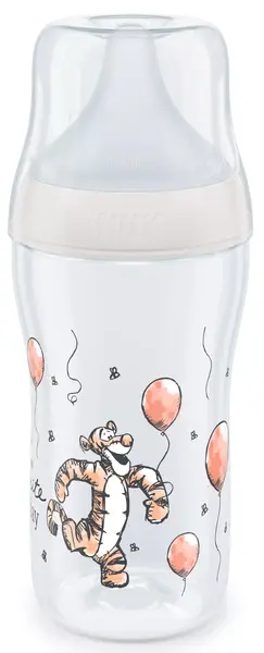 Biberon Nuk Perfect Match - Disney , Temperature control, PP, 260 ml, marimea М, Tigru