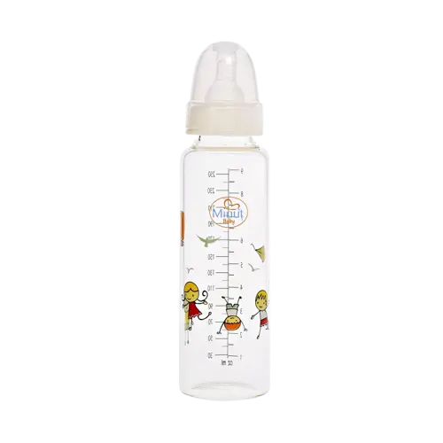 Biberon sticla Borosilicat 3M+ Baby, 250ml, Minut