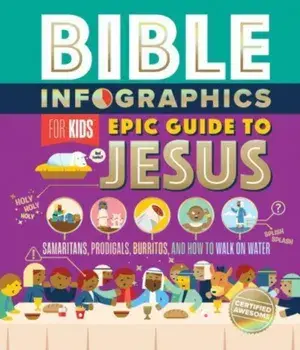 Bible Infographics for Kids Epic Guide to Jesus. Samaritans, Prodigals, Burritos, and How to Walk on Water, Hardback/Harvest House Publishers
