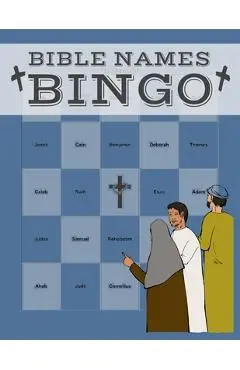 Bible Names Bingo Game Book: Youth Group Sunday School Church Group Christian Party Game - Swordfish Entertainment