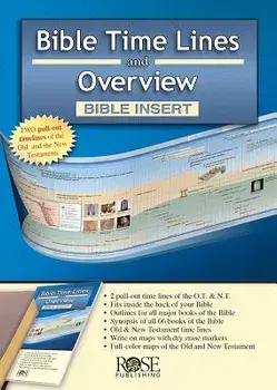 Bible Time Lines and Overview - Bible Insert, Paperback/Rose Publishing Inc