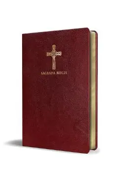 Biblia Católica En Español. Símil Piel Vinotinto, Tamaño Compacto / Catholic Bible. Spanish-Language, Leathersoft, Wine, Compact - Biblia De América
