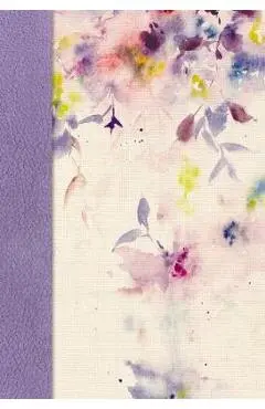 Biblia de Estudio Para La Mujer Nvi, Leathersoft/Tela Lila - Nueva Versión Internacional