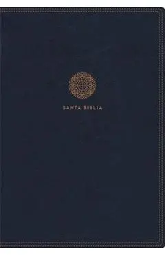 Biblia Reina Valera 1960 Letra Supergigante, Leathersoft, Con Cierre, Azul / Spanish Bible Rvr60 Super Giant Print, Leathersoft with Zipper, Blue - Rvr 1960- Reina Valera 1960