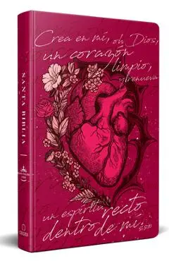 Biblia Rvr60 Nombres de Dios Crea En Mí Un Corazón Limpio (Rosada) / Spanish Bib Le Rvr 1960. Handy Size, Large Print, Hardcover, Create in Me a Clean - Reina Valera Revisada 1960