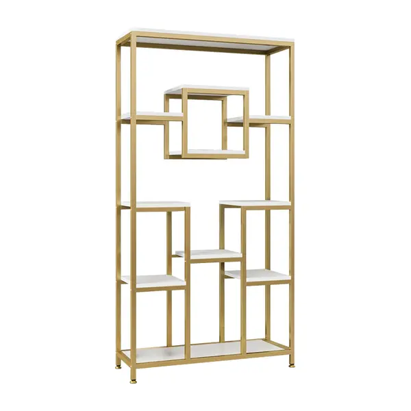 Biblioeca Aduti, aur-alb, 90x34x182 cm