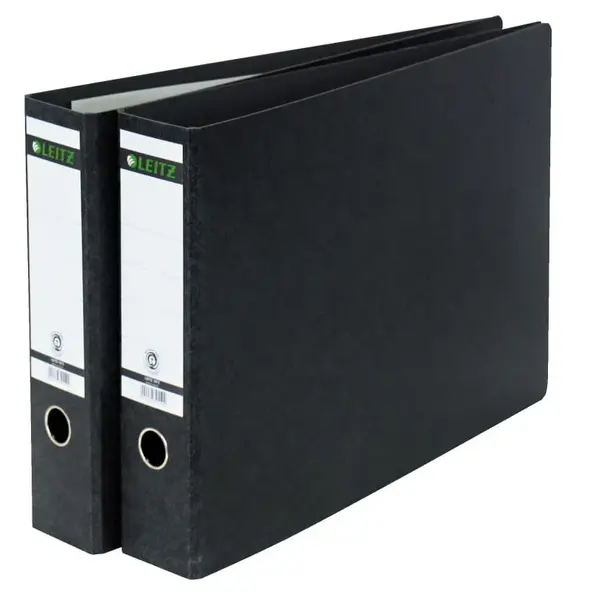 Biblioraft A3 carton landscape 80 mm negru Leitz 180° Biblioraft A3 carton landscape 80 mm negru Leitz 180°