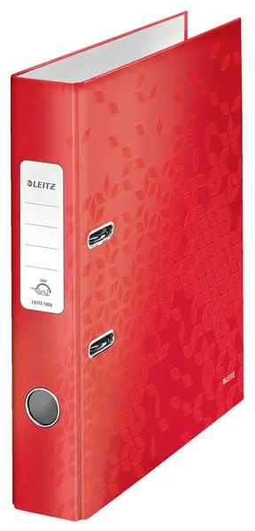 Biblioraft A4 carton laminat 5 cm/ 8 cm diverse culori Leitz 180 WOW Biblioraft A4 carton laminat 5 cm/ 8 cm diverse culori Leitz 180 WOW 5 cm rosu