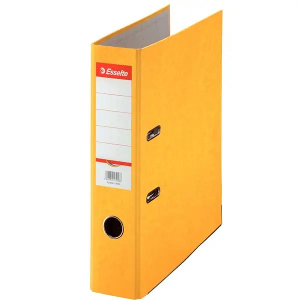 Biblioraft A4 carton prespan 5 cm/ 7.5 cm diverse culori Esselte Rainbow Biblioraft A4 carton prespan 5 cm/ 7.5 cm diverse culori Esselte Rainbow 7.5 cm galben