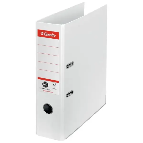 Biblioraft A4 carton reciclat 5 cm/7.5 cm diverse culori Esselte No.1 Power Recycled Biblioraft A4 carton reciclat 5 cm/7.5 cm diverse culori Esselte No.1 Power Recycled 7.5 cm alb