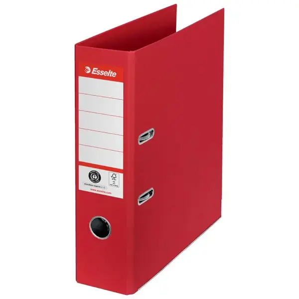 Biblioraft A4 carton reciclat 5 cm/7.5 cm diverse culori Esselte No.1 Power Recycled Biblioraft A4 carton reciclat 5 cm/7.5 cm diverse culori Esselte No.1 Power Recycled 7.5 cm rosu