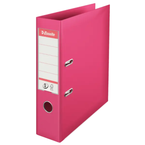 Biblioraft A4 plastifiat PP 5 cm/ 7.5 cm diverse culori Esselte No.1 Power Biblioraft A4 plastifiat PP 5 cm/ 7.5 cm diverse culori Esselte No.1 Power 7.5 cm fuchsia