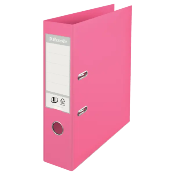 Biblioraft A4 plastifiat PP 5 cm/ 7.5 cm diverse culori Esselte No.1 Power Biblioraft A4 plastifiat PP 5 cm/ 7.5 cm diverse culori Esselte No.1 Power 7.5 cm roz