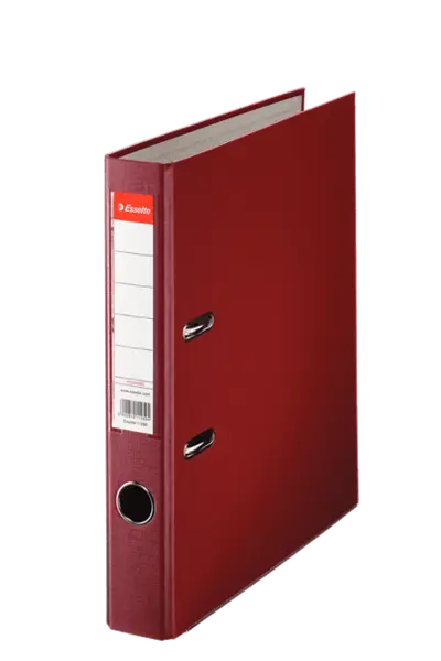 Biblioraft A4 plastifiat PP 5 cm/ 7.5 cm diverse culori Esselte Economy Biblioraft A4 plastifiat PP 5 cm/ 7.5 cm diverse culori Esselte Economy 5 cm visiniu