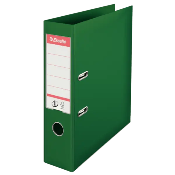 Biblioraft A4 plastifiat PP 5 cm/ 7.5 cm diverse culori Esselte No.1 Power Biblioraft A4 plastifiat PP 5 cm/ 7.5 cm diverse culori Esselte No.1 Power 7.5 cm verde
