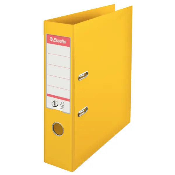 Biblioraft A4 plastifiat PP 5 cm/ 7.5 cm diverse culori Esselte No.1 Power Biblioraft A4 plastifiat PP 5 cm/ 7.5 cm diverse culori Esselte No.1 Power 7.5 cm galben