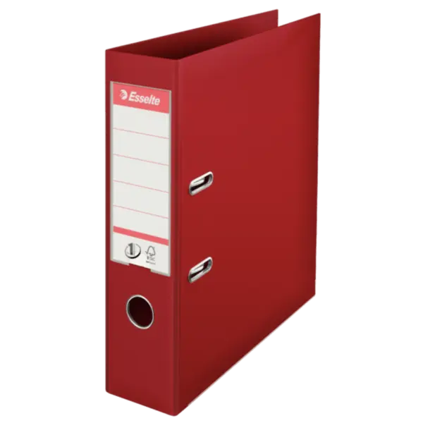 Biblioraft A4 plastifiat PP 5 cm/ 7.5 cm diverse culori Esselte No.1 Power Biblioraft A4 plastifiat PP 5 cm/ 7.5 cm diverse culori Esselte No.1 Power 7.5 cm visiniu