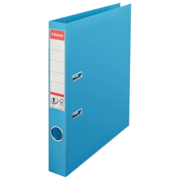 Biblioraft A4 plastifiat PP 5 cm/ 7.5 cm diverse culori Esselte No.1 Power Biblioraft A4 plastifiat PP 5 cm/ 7.5 cm diverse culori Esselte No.1 Power 5 cm cyan