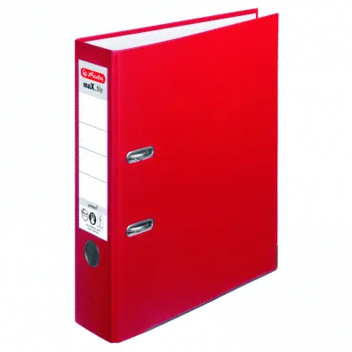 Biblioraft A4 plastifiat PP 5 cm / 8 cm diverse culori Herlitz Biblioraft A4 plastifiat PP 5 cm / 8 cm diverse culori Herlitz 8 cm Rosu