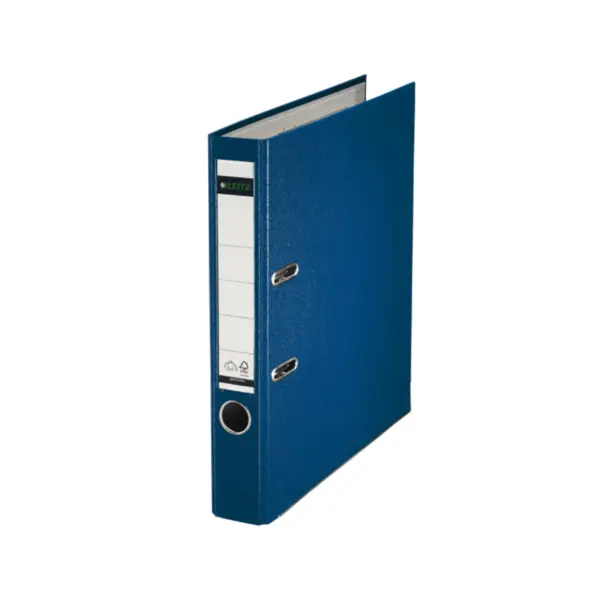 Biblioraft A4 plastifiat PP 5 cm/ 8 cm diverse culori Leitz 180° Biblioraft A4 plastifiat PP 5 cm/ 8 cm diverse culori Leitz 180° 5 cm albastru