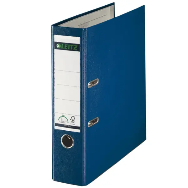 Biblioraft A4 plastifiat PP 5 cm/ 8 cm diverse culori Leitz 180° Biblioraft A4 plastifiat PP 5 cm/ 8 cm diverse culori Leitz 180° 8 cm albastru