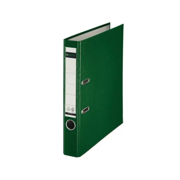 Biblioraft A4 plastifiat PP 5 cm/ 8 cm diverse culori Leitz 180° Biblioraft plastifiat A4 PP 5 cm/ 8 cm diverse culori Leitz 180° 5 cm verde