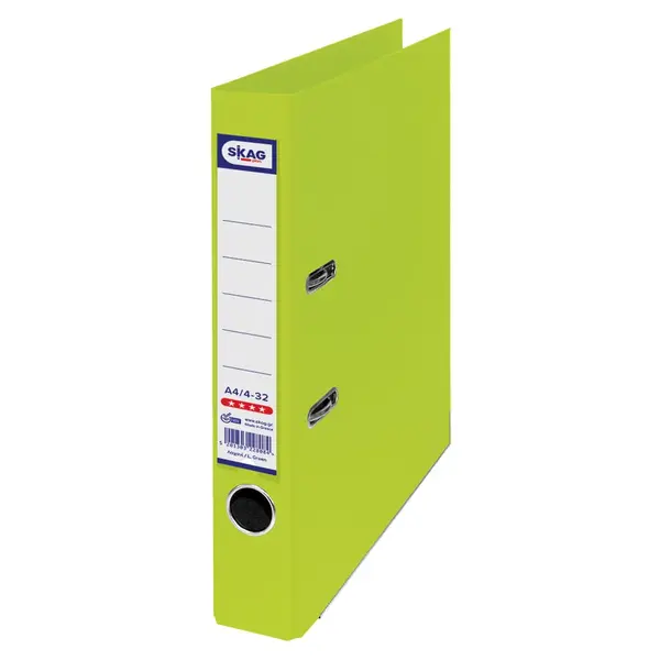 Biblioraft A4 plastifiat PP 5 cm/ 8 cm diverse culori Skag Biblioraft A4 plastifiat PP 5 cm/ 8 cm diverse culori Skag 5 cm verde deschis