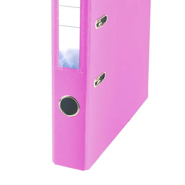 Biblioraft plastifiat PP 50 mm fucsia pentru documente A4