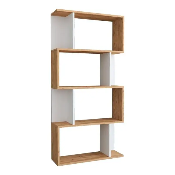 Biblioteca Kadu, Pako World, Sonoma, 72x22x147 cm