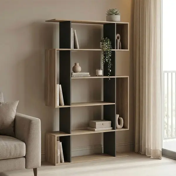 Biblioteca, Mito, Antracit, 25x108.5x161 cm