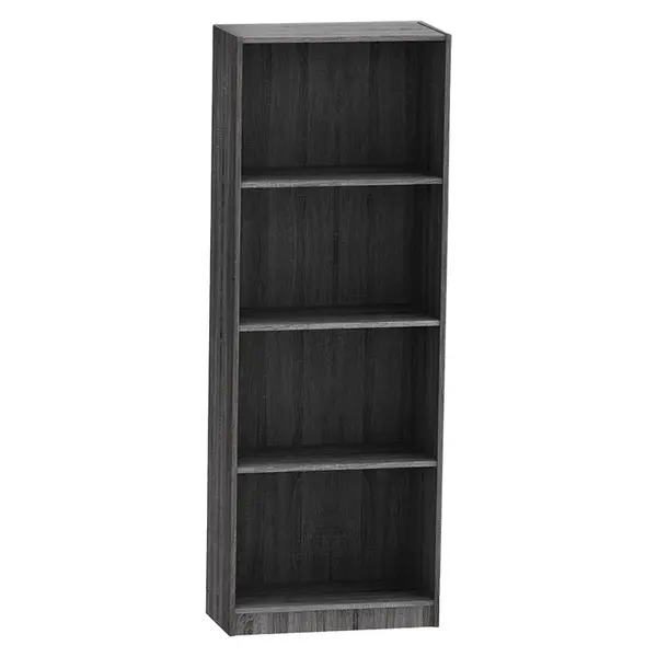 Biblioteca Presley, Gri inchis - Sonoma, 60x30x167 cm